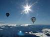 Ballons im Winter