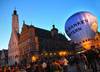 Ballon glühen direkt in Rothenburg